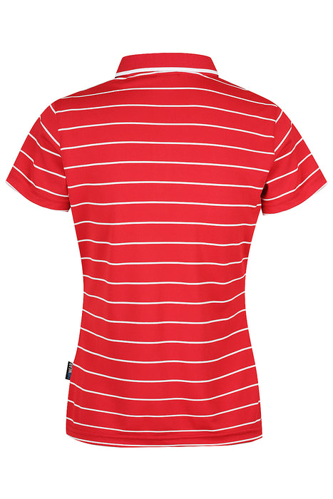 VAUCLUSE LADY POLOS - RED/WHITE