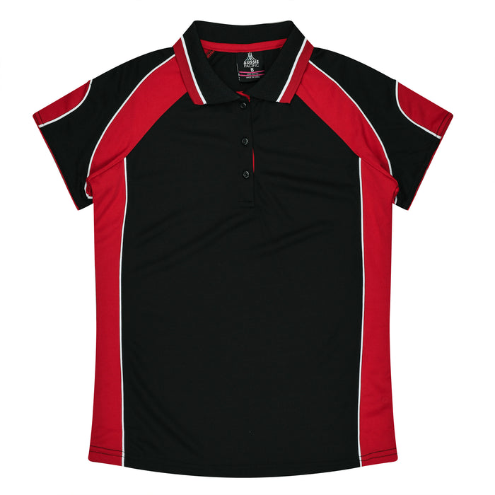 MURRAY LADY POLOS - BLACK/RED